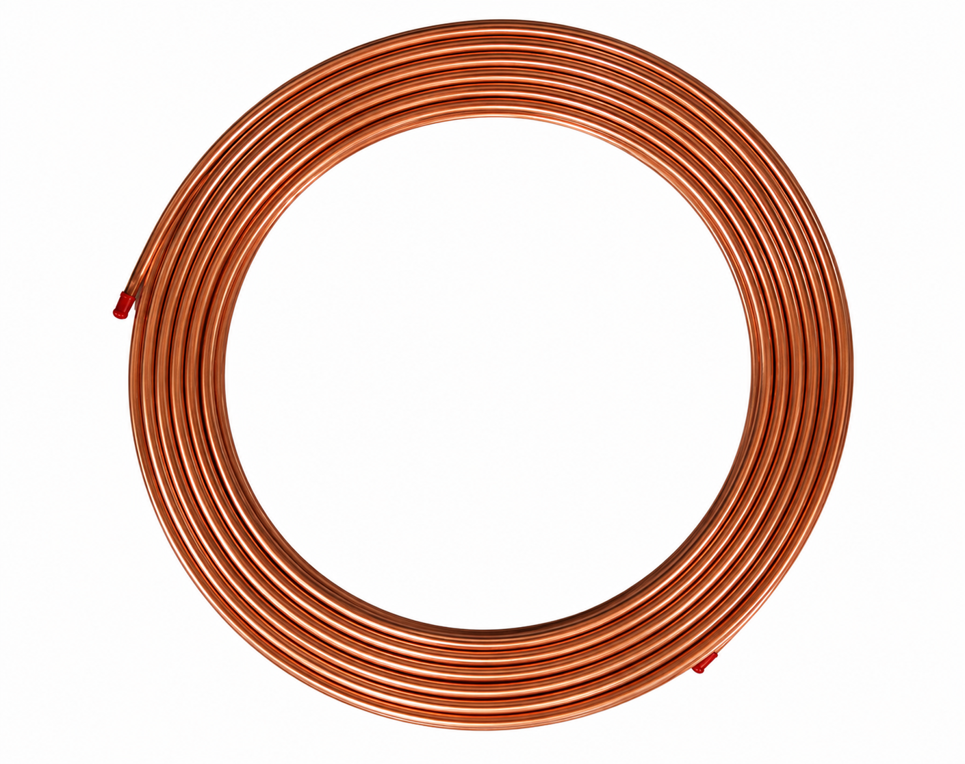G,39 TUBERÍA DE COBRE FLEXIBLE — Tubería de cobre flexible en rollo para conducción de gas y refrigeración.