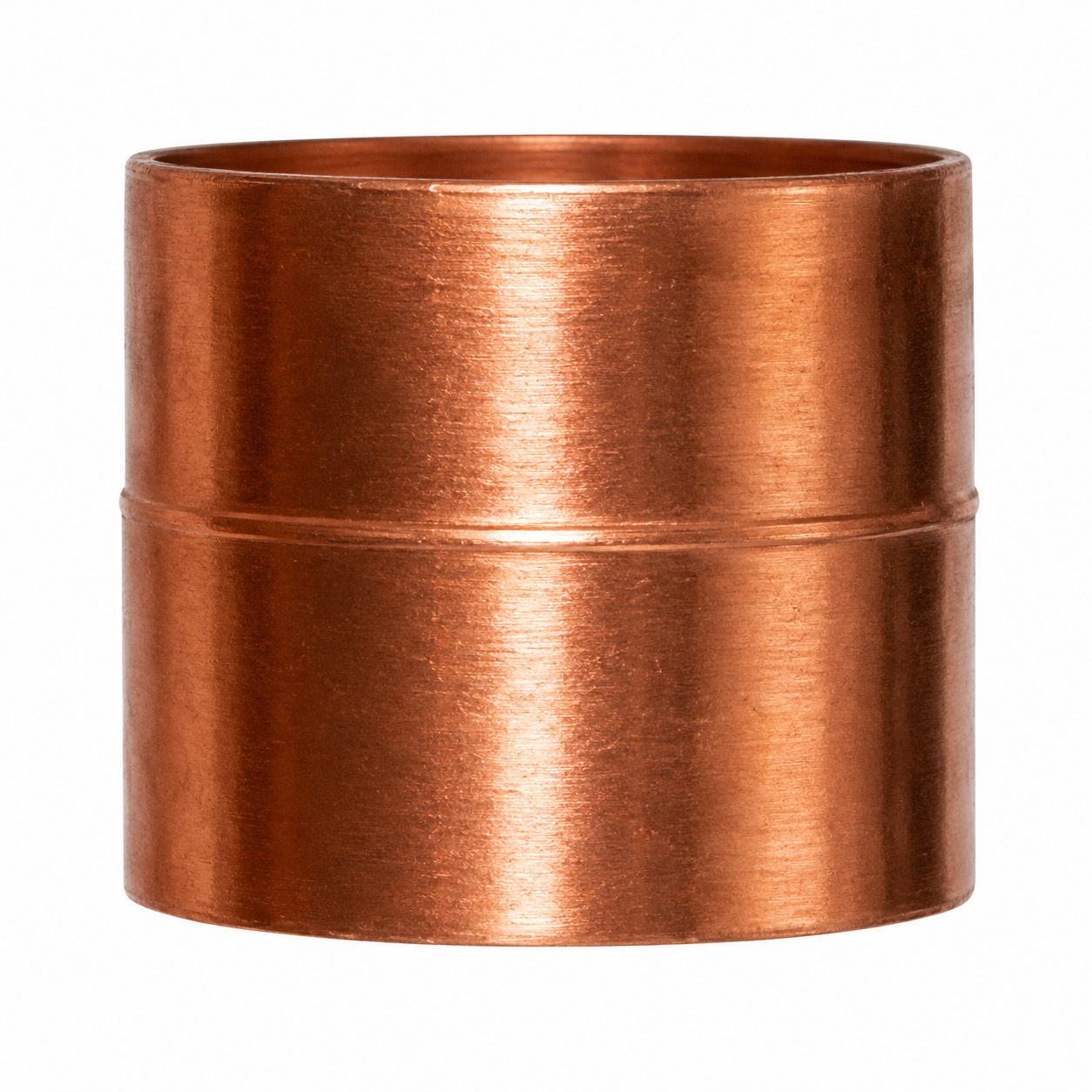 UNIÓN 1/2 COBRE — Unión soldable en cobre para acople de tubería.