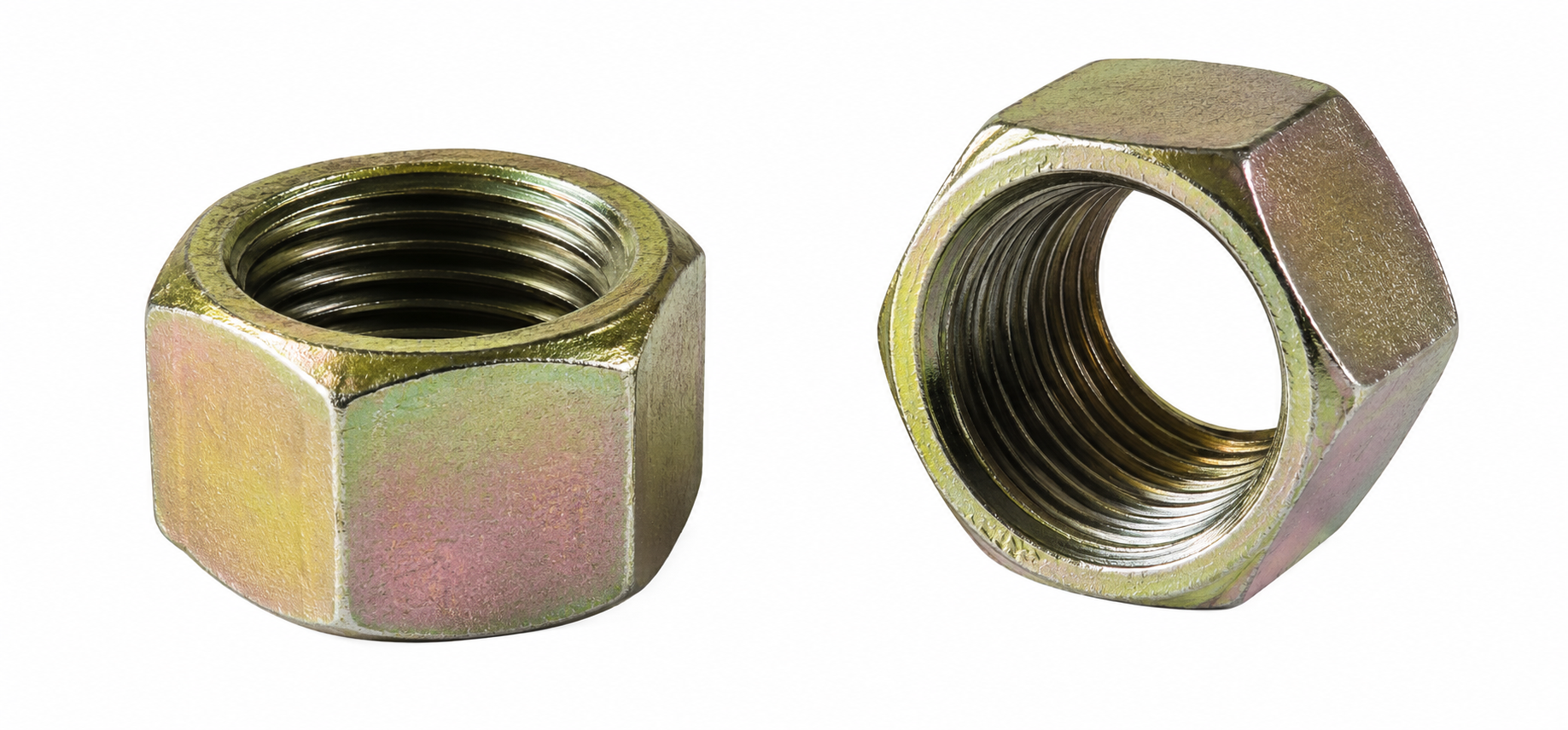 G,22 TUERCA LOCA ACERO — Tuerca loca hexagonal en acero para conexiones ajustables.