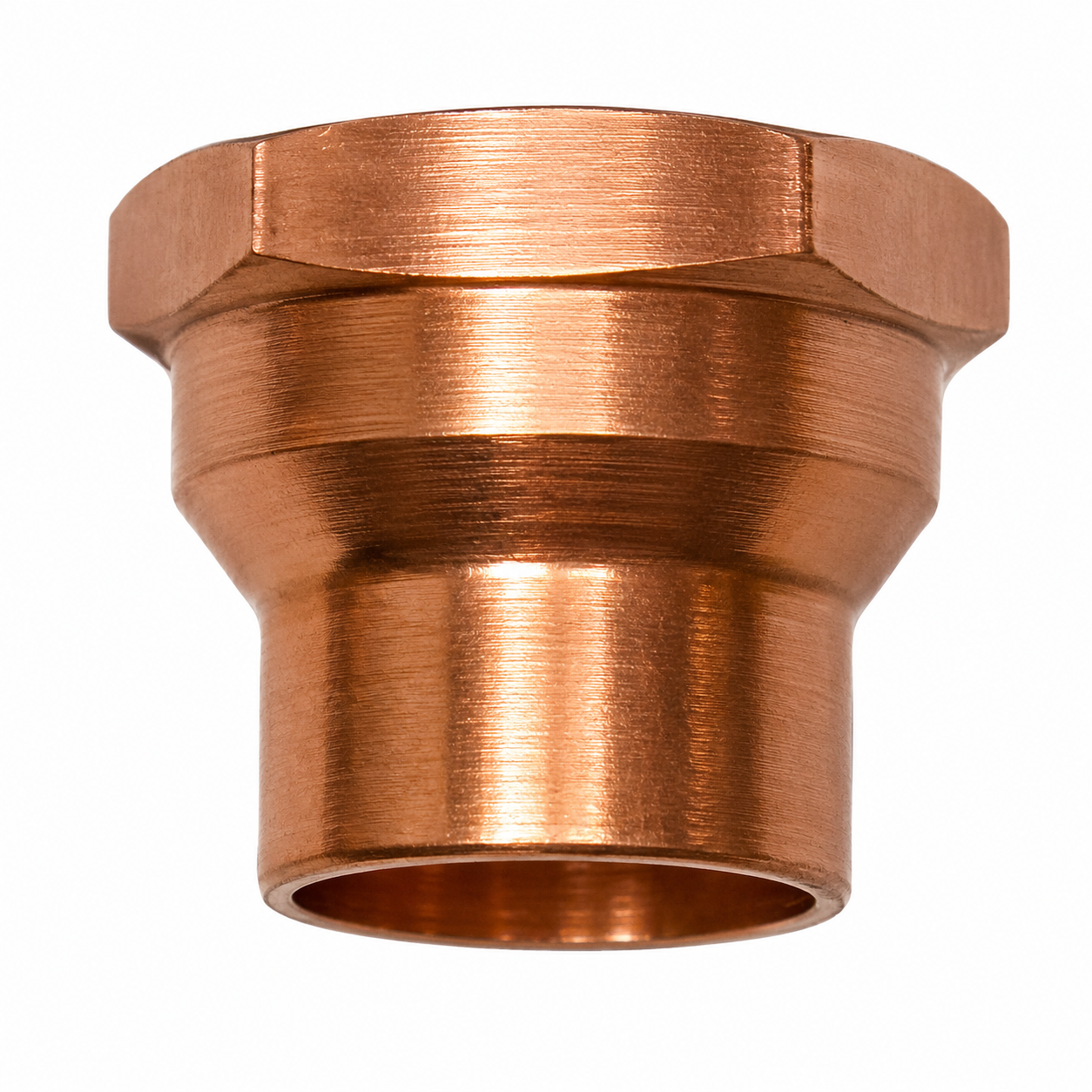 G,28 CU ADAPTADOR HEMBRA SOLDABLE 1/2 COBRE — Adaptador hembra soldable en cobre para conexión de tubería de cobre.